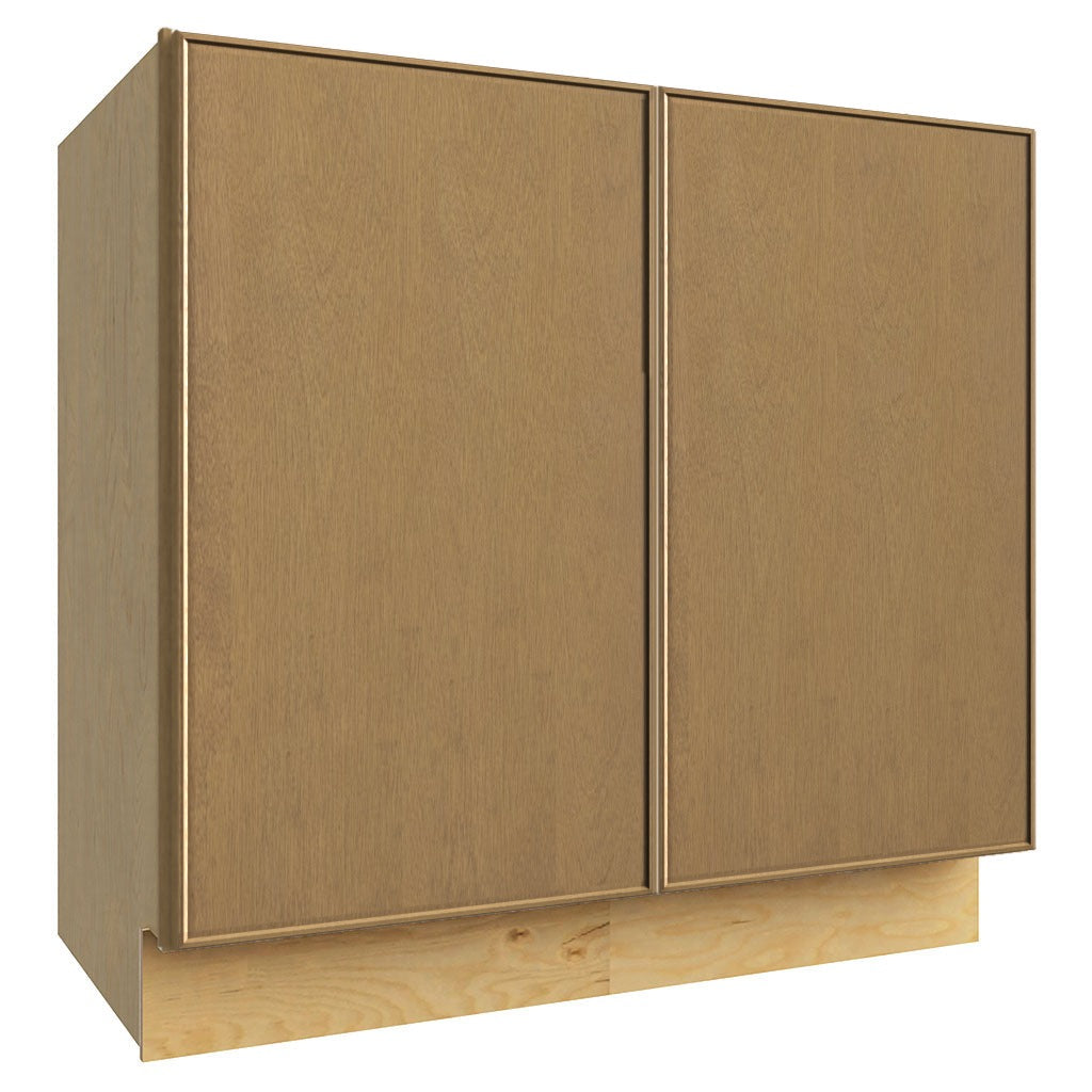 VB36FD ( FULL HEIGHT DOOR VANITY BASE - 36"W X 34-1/2"H X 21"D ) - Echo Timber