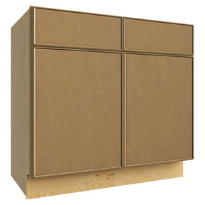 VSB36-34 ( VANITY SINK BASE - 36"W X 34-1/2"H X 21"D ) - Echo Timber