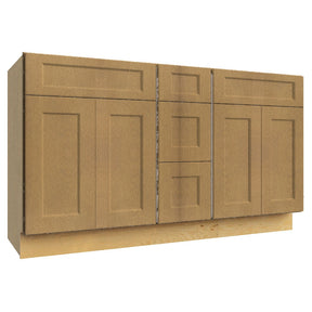 Fabuwood Fusion Timber VSD60DOUBLE Vanity