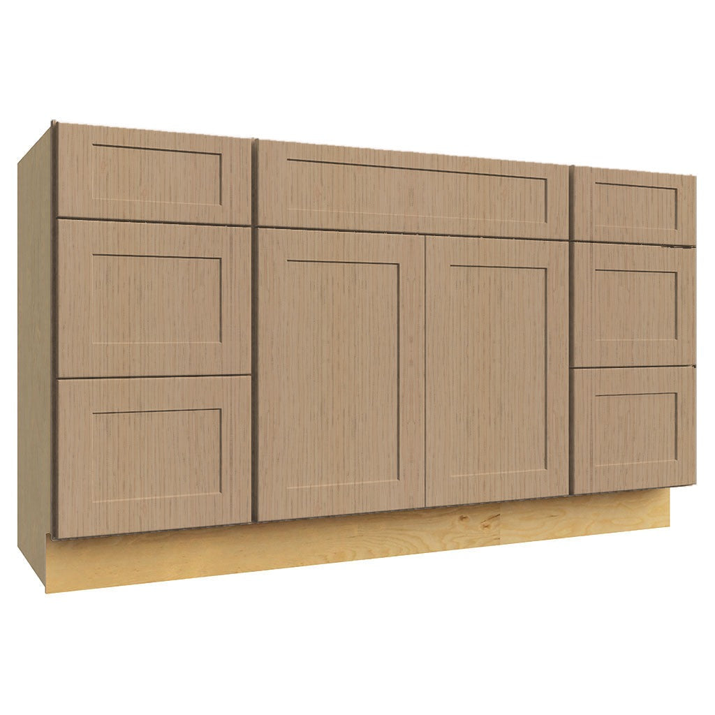 Fabuwood Galaxy Natural Oak VSD60SINGLE Vanity