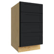 Fabuwood Galaxy Pitch Black DB18-4 Base Cabinet
