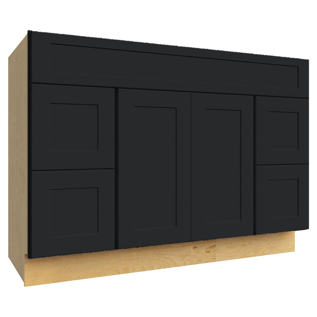 Fabuwood Galaxy Pitch Black VSD48 Vanity