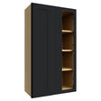 Fabuwood Galaxy Pitch Black WBC2442 Wall Cabinet