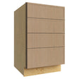Fabuwood Luna Natural Oak DB21-4 Base Cabinet