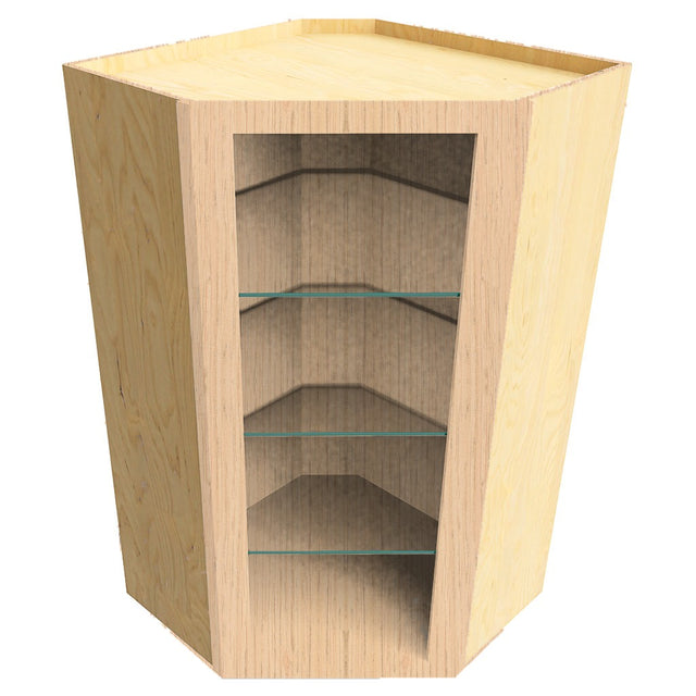 Fabuwood Luna Natural Oak NDWDC2442 Specialty Wall Cabinet