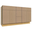 Fabuwood Luna Natural Oak VSD60DOUBLE Vanity