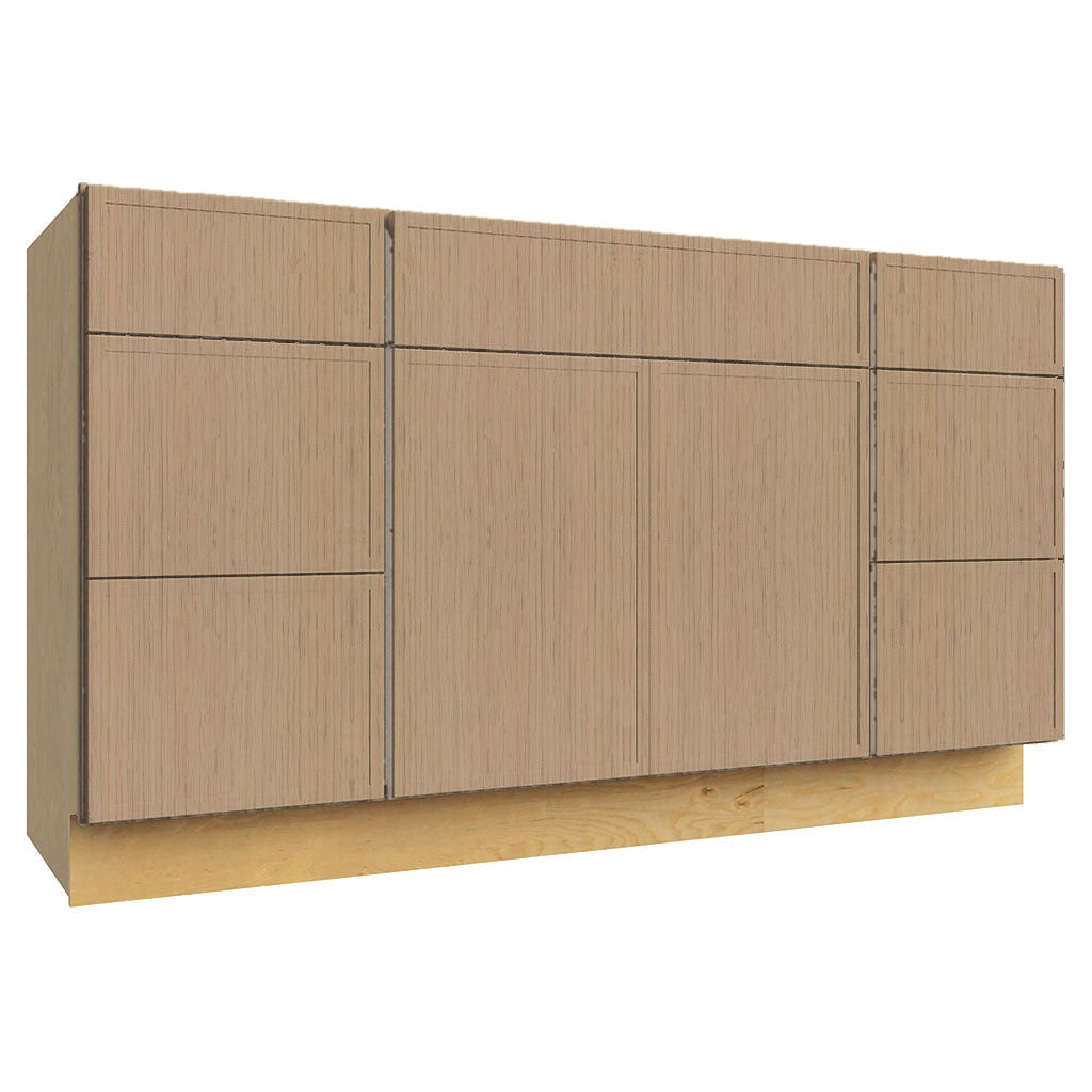 Fabuwood Luna Natural Oak VSD60SINGLE Vanity