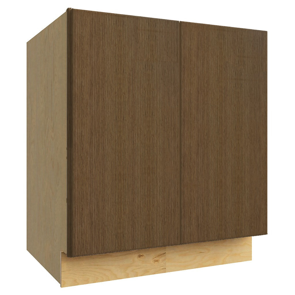 B30FD ( FULL HEIGHT BASE - 30"W X 34-1/2"H X 24"D ) - Luxe Canyon Oak