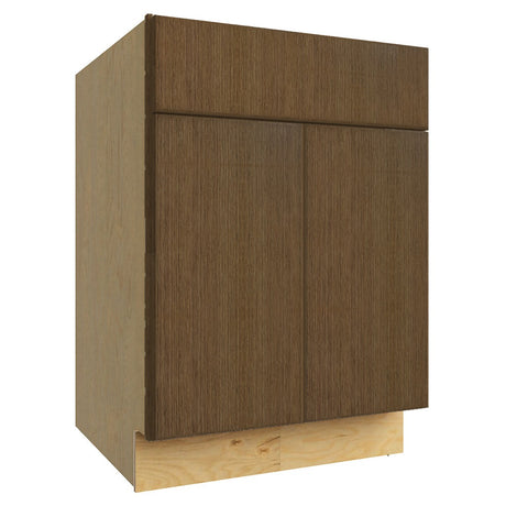 SB24 ( SINK BASE - 24"W X 34-1/2"H X 24"D ) - Luxe Canyon Oak