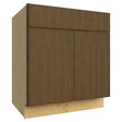 SB30 ( SINK BASE - 30"W X 34-1/2"H X 24"D ) - Luxe Canyon Oak