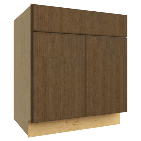 SB30 ( SINK BASE - 30"W X 34-1/2"H X 24"D ) - Luxe Canyon Oak