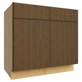 SB36 ( SINK BASE - 36"W X 34-1/2"H X 24"D ) - Luxe Canyon Oak