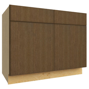 SB42 ( SINK BASE - 42"W X 34-1/2"H X 24"D ) - Luxe Canyon Oak