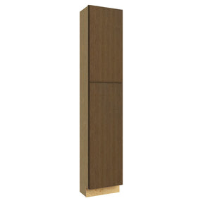 TP181290 ( TALL PANTRY - 18"W X 90"H X 12"D ) - Luxe Canyon Oak