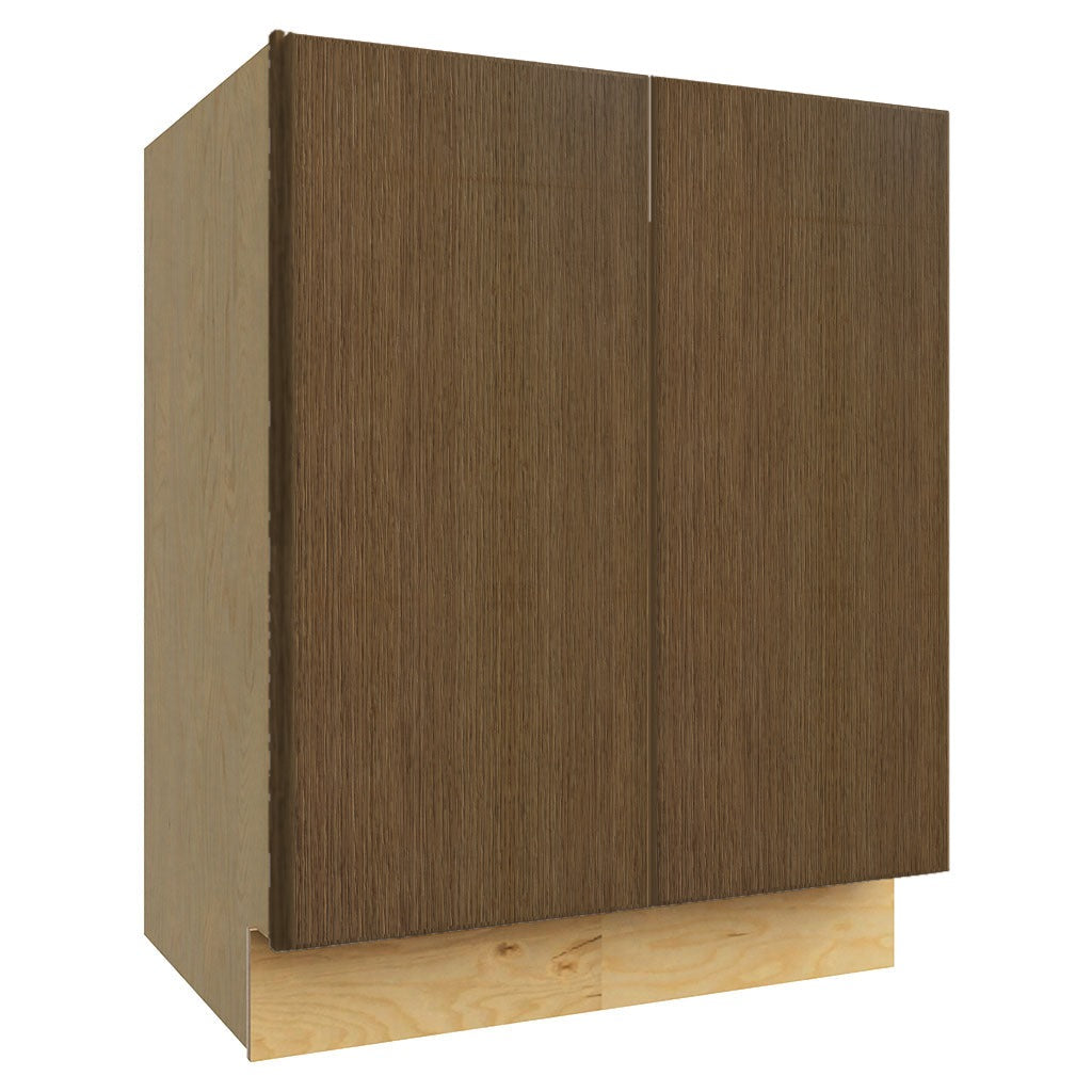 VB27FD ( FULL HEIGHT DOOR VANITY BASE - 27"W X 34-1/2"H X 21"D ) - Luxe Canyon Oak