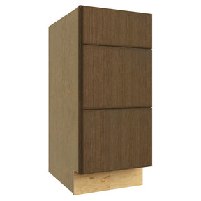 VDB15-34 ( VANITY DRAWER BASE - 15"W X 34-1/2"H X 21"D ) - Luxe Canyon Oak