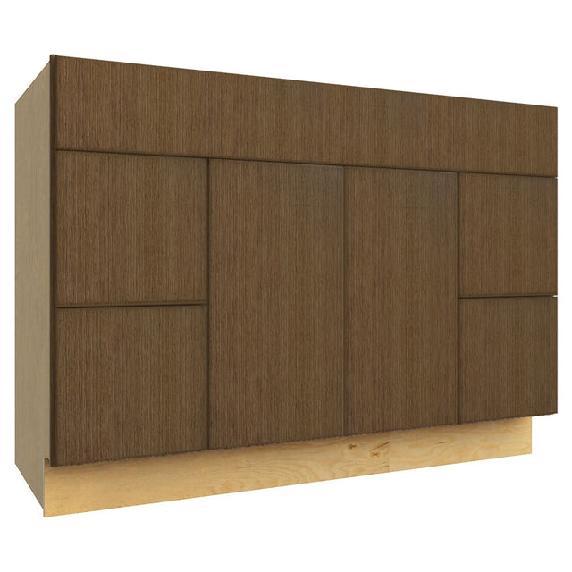 VSD48 ( VANITY SINK & DRAWER COMBO - 48"W X 34-1/2"H X 21"D ) - Luxe Canyon Oak