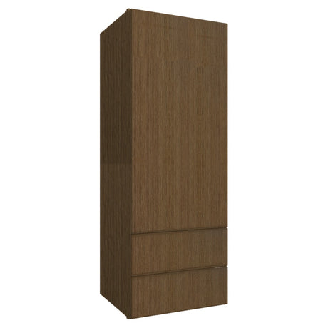 WD1848 ( WALL WITH DRAWERS - 18"W X 48"H X 15"D ) - Luxe Canyon Oak