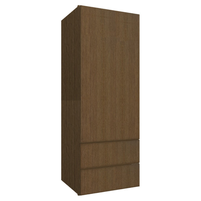 WD1848 ( WALL WITH DRAWERS - 18"W X 48"H X 15"D ) - Luxe Canyon Oak