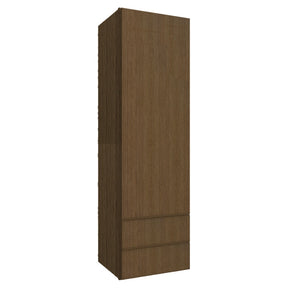 WD1860 ( WALL WITH DRAWERS - 18"W X 60"H X 15"D ) - Luxe Canyon Oak