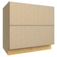 DB36-2 ( 2 DRAWER BASE - 36"W X 34-1/2"H X 24"D ) - Luxe Desert Oak