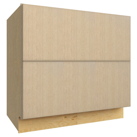 DB36-2 ( 2 DRAWER BASE - 36"W X 34-1/2"H X 24"D ) - Luxe Desert Oak