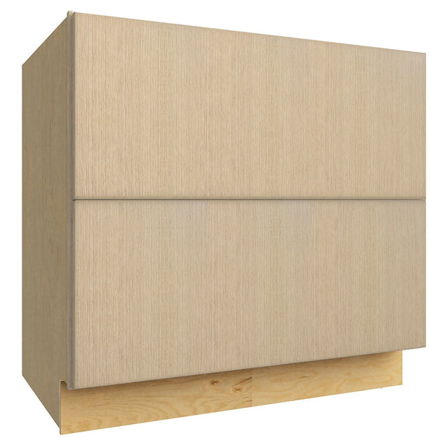 DB36-2 ( 2 DRAWER BASE - 36"W X 34-1/2"H X 24"D ) - Luxe Desert Oak