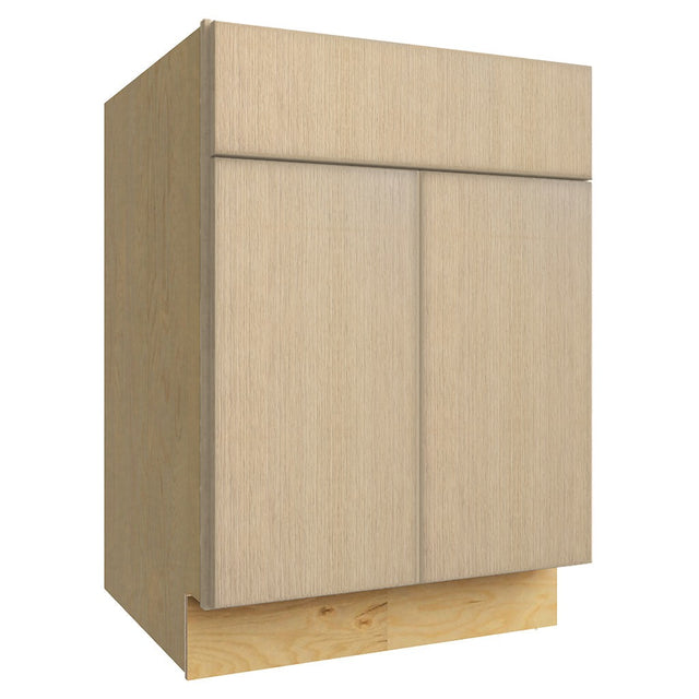 SB24 ( SINK BASE - 24"W X 34-1/2"H X 24"D ) - Luxe Desert Oak