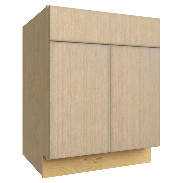 SB27 ( SINK BASE - 27"W X 34-1/2"H X 24"D ) - Luxe Desert Oak