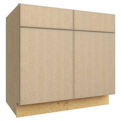 SB36 ( SINK BASE - 36"W X 34-1/2"H X 24"D ) - Luxe Desert Oak
