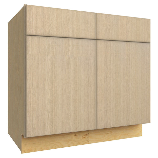 SB36 ( SINK BASE - 36"W X 34-1/2"H X 24"D ) - Luxe Desert Oak
