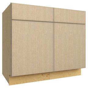 SB39 ( SINK BASE - 39"W X 34-1/2"H X 24"D ) - Luxe Desert Oak