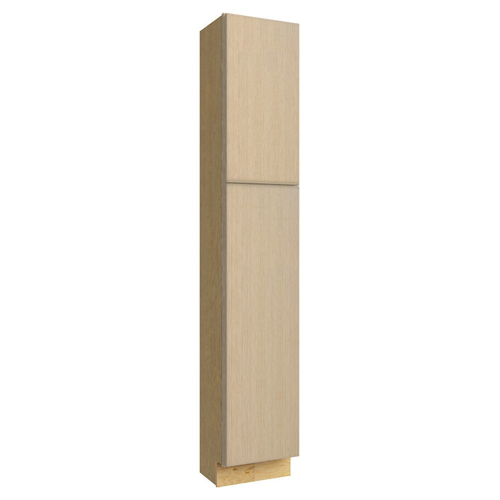 TP151284 ( TALL PANTRY - 15"W X 84"H X 12"D ) - Luxe Desert Oak