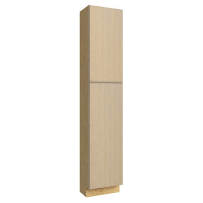 TP181290 ( TALL PANTRY - 18"W X 90"H X 12"D ) - Luxe Desert Oak