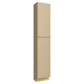 TP181296 ( TALL PANTRY - 18"W X 96"H X 12"D ) - Luxe Desert Oak