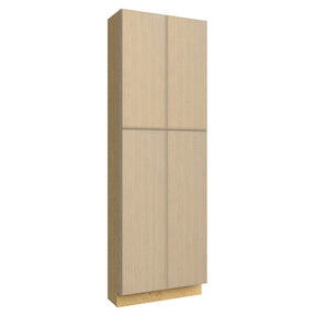 TP301290 ( TALL PANTRY - 30"W X 90"H X 12"D ) - Luxe Desert Oak