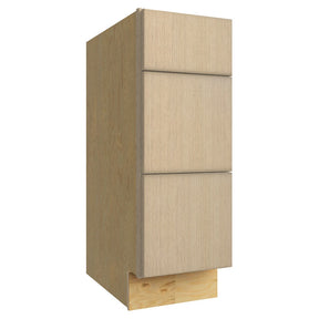 VDB12-34 ( VANITY DRAWER BASE - 12"W X 34-1/2"H X 21"D ) - Luxe Desert Oak