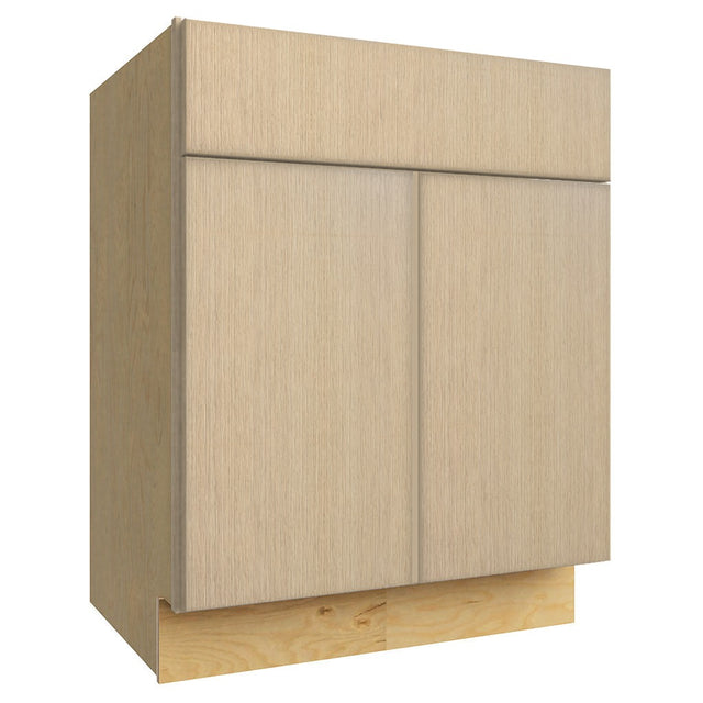 VSB27-34 ( VANITY SINK BASE - 27"W X 34-1/2"H X 21"D ) - Luxe Desert Oak