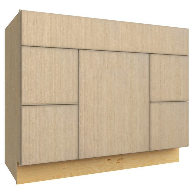 VSD42 ( VANITY SINK & DRAWER COMBO - 42"W X 34-1/2"H X 21"D ) - Luxe Desert Oak