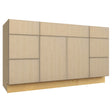 VSD60SINGLE ( VANITY SINGLE SINK & DRAWER COMBO - 60"W X 34-1/2"H X 21"D ) - Luxe Desert Oak