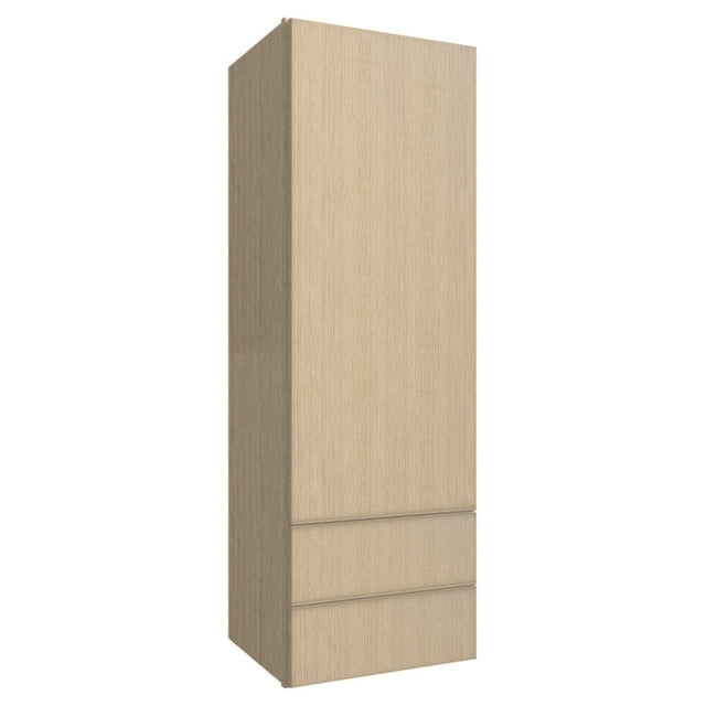 WD1854 ( WALL WITH DRAWERS - 18"W X 54"H X 15"D ) - Luxe Desert Oak
