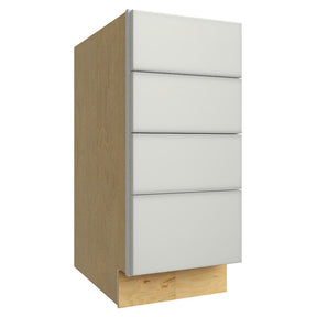 DB15-4 ( 4 DRAWER BASE - 15"W X 34-1/2"H X 24"D ) - Luxe Frost