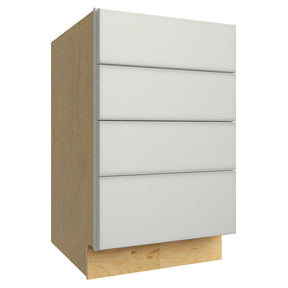DB21-4 ( 4 DRAWER BASE - 21"W X 34-1/2"H X 24"D ) - Luxe Frost