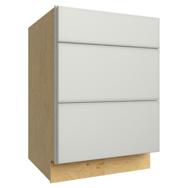 DB24 ( 3 DRAWER BASE - 24"W X 34-1/2"H X 24"D ) - Luxe Frost