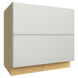 DB36-2 ( 2 DRAWER BASE - 36"W X 34-1/2"H X 24"D ) - Luxe Frost