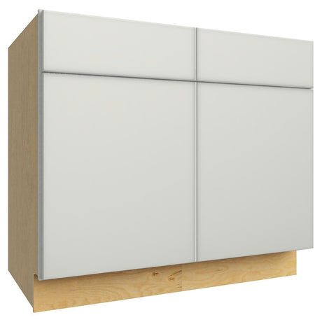 SB39 ( SINK BASE - 39"W X 34-1/2"H X 24"D ) - Luxe Frost