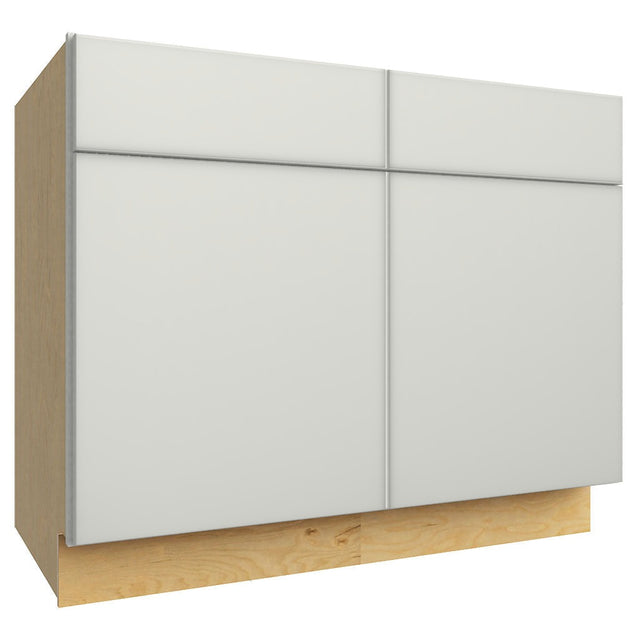SB42 ( SINK BASE - 42"W X 34-1/2"H X 24"D ) - Luxe Frost