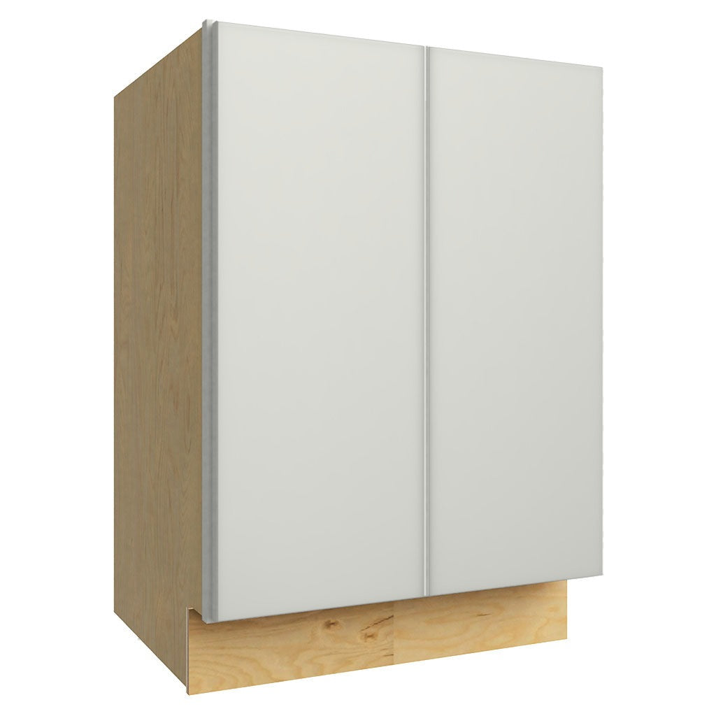 VB24FD ( FULL HEIGHT DOOR VANITY BASE - 24"W X 34-1/2"H X 21"D ) - Luxe Frost