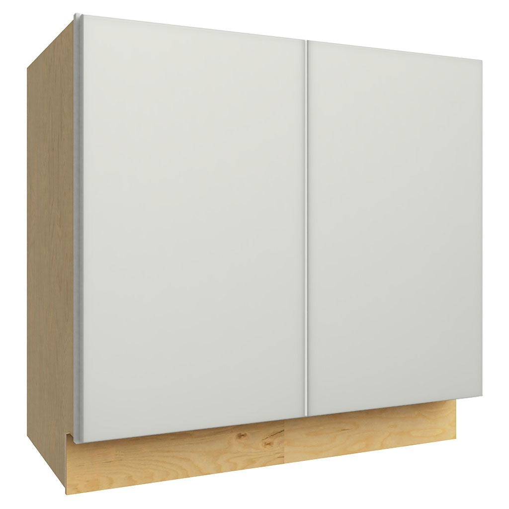 VB36FD ( FULL HEIGHT DOOR VANITY BASE - 36"W X 34-1/2"H X 21"D ) - Luxe Frost