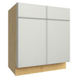 VSB30-34 ( VANITY SINK BASE - 30"W X 34-1/2"H X 21"D ) - Luxe Frost